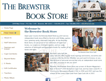 Tablet Screenshot of brewsterbookstore.com